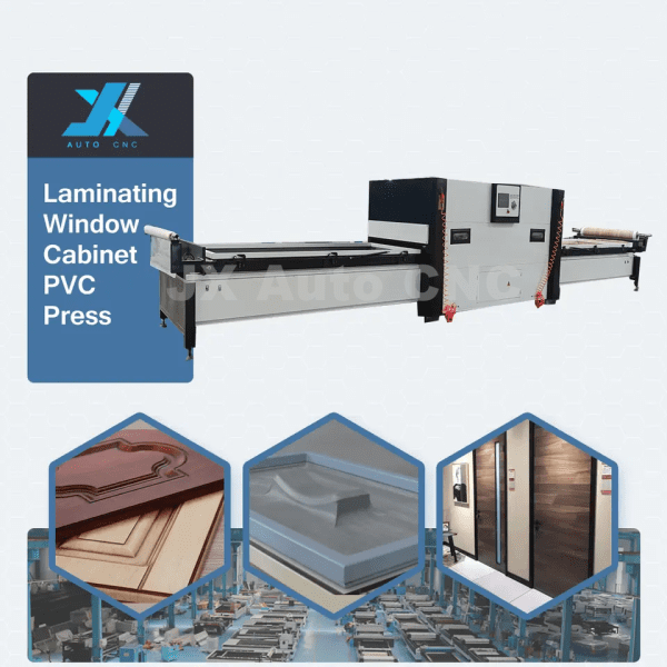 Full Automatic Hot Plywood vacuum Membrane Press CNC Machine 2