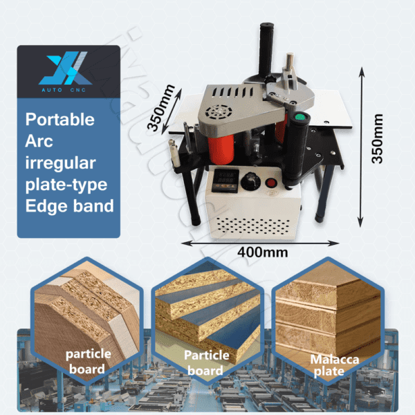 JX-Mini portable manual mdf wood edge binder band banding machine