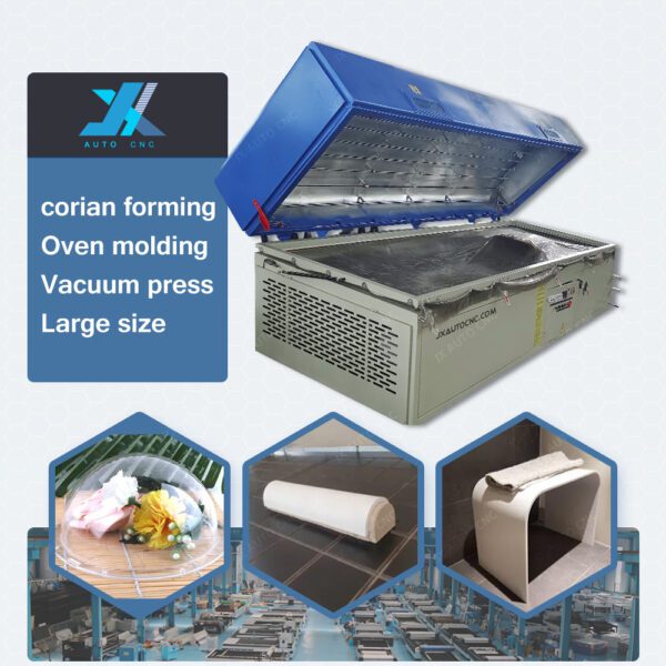 JX-Corian Solid Surface Veneer Automatic Mold Thermoforming Heating Oven Veneer Vacuum Forming Machine - Image 4