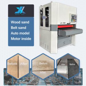 JX Industrial Heavy Duty Mdf Solid Wood Board Door Woodworking Drum Wide Belt Sander Machine