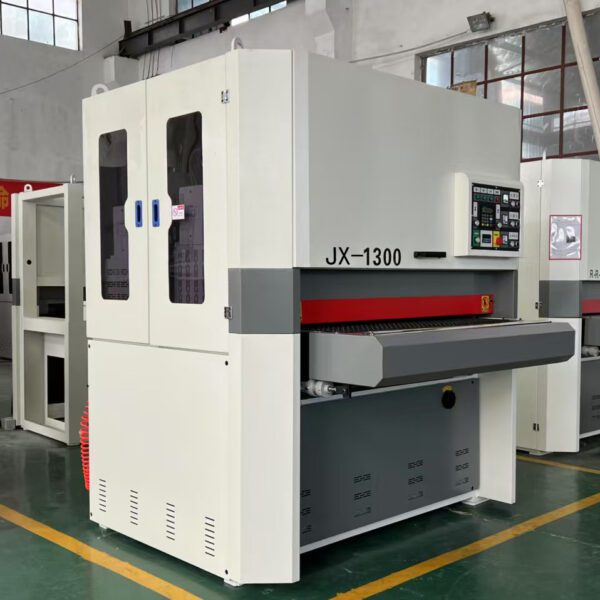 JX Industrial Heavy Duty Mdf Solid Wood Board Door Woodworking Drum Wide Belt Sander Machine - Image 4