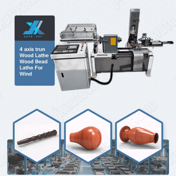 JX-China Woodworking Machine CNC Lathe Milling Machine Automatic Turning Lathe with Auto Feeding - Image 2