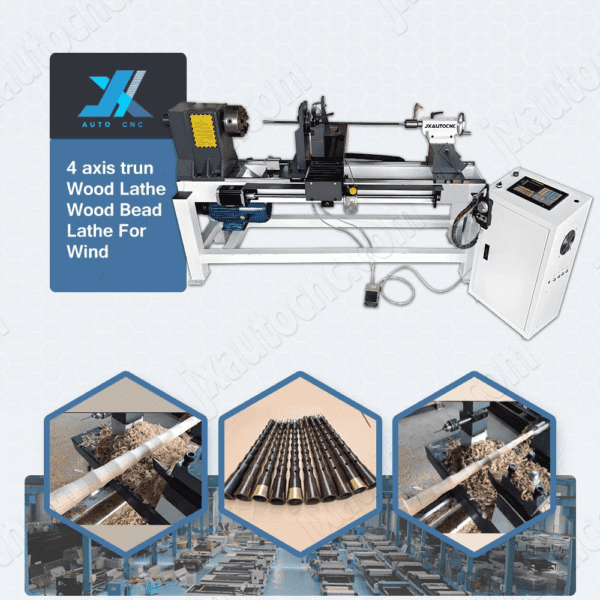 JX-China Woodworking Machine CNC Lathe Milling Machine Automatic Turning Lathe with Auto Feeding - Image 4