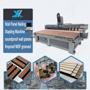 JX3000 CNC Acoustic Wall Panel Slat Wood Panel Acoustic Panel Nailing Machine for Woodworking machine