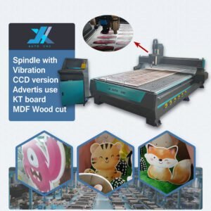 JX AUTO CNC CNC Vibrating Knife CNC Spindle Integrated CCD All In One Machine For Advertising